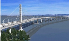 West Coast New Oakland Bay Bridge in America